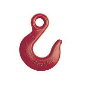 Crosby&reg; 1026767 H-324 Slip Hook, 5/16 in Trade, 2875 lb Load, Eye Attachment, Forged Carbon Steel