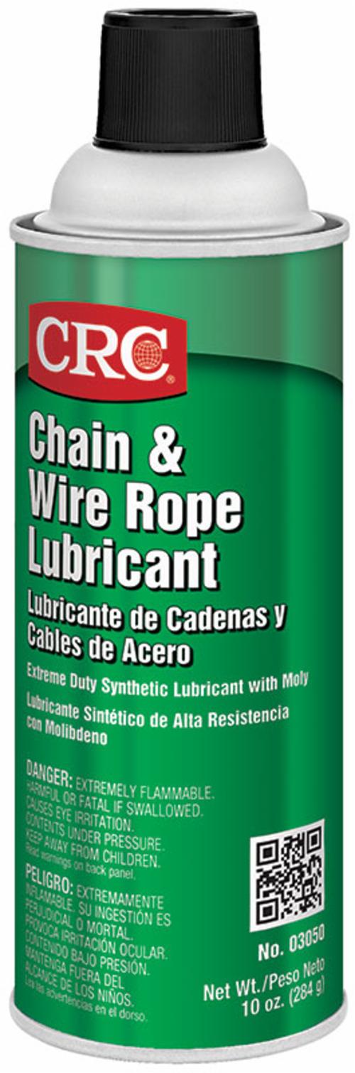 CRC® 03050 Extremely Flammable Synthetic Chain and Wire Rope Lubricant, 16 oz Aerosol Can, Liquid, Clear/Light Amber, 0.6771