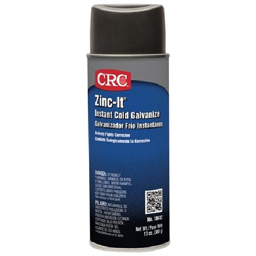 CRC® 18412 Zinc-It® Instant Cold Galvanize Coating, 16 oz Aerosol Can, Viscous Liquid, Gray