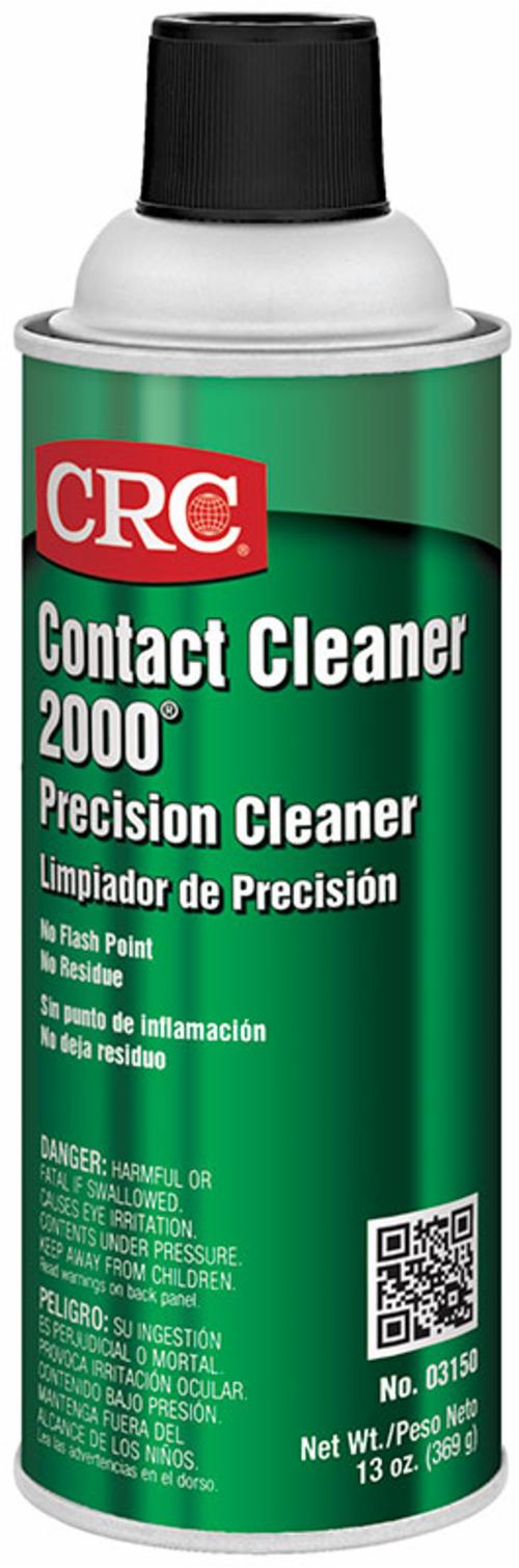 CRC® 03150 2000® Non-Flammable Precision Contact Cleaner, 16 oz Aerosol Can, Faint Ethereal Odor/Scent, Clear, Liquid