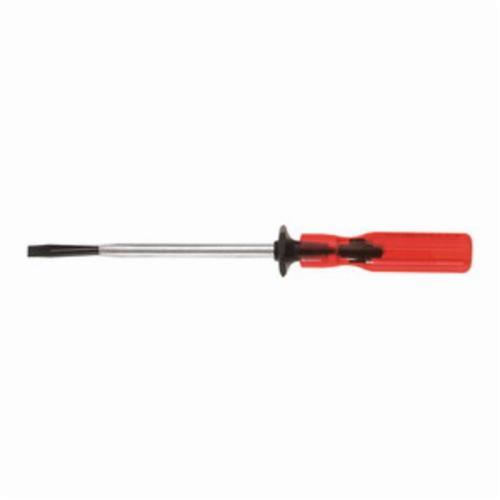 Klein&reg; K36 Screw Holding Screwdriver, 1/4 in Slotted Point, Steel Shank, 9-3/4 in OAL, Plastic Handle, ANSI/ASME Specified