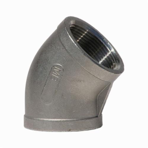 Matco-Norca&trade; SSF316L4503 45 deg Pipe Elbow, 1/2 in, NPT, 150 lb, 316 Stainless Steel