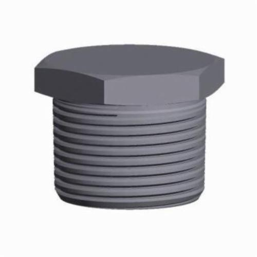 Capitol 12233415 Hex Head Pipe Plug, 1-1/2 in, Threaded, Carbon Steel, Zinc Plated, Domestic - Carbon Steel Forged Pipe Fittings