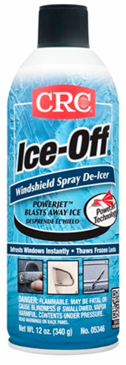 CRC® 05346 Ice-Off® Flammable Windshield Spray De-Icer, 16 oz Aerosol Can, Liquid, Clear Colorless, Pungent