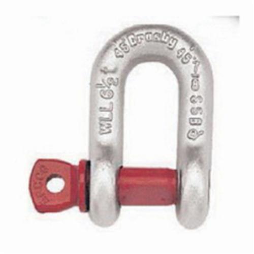 Crosby&reg; 1019258 Maxtough&reg; G-210 Chain Shackle, 3.25 ton Load, 5/8 in, 3/4 in Screw Pin, Hot Dipped Galvanized