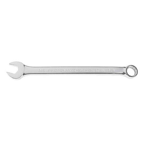 Proto® TorquePlus™ J1216ASD Anti-Slip Design Combination Wrench, Imperial, 1/2 in, 12 Points, 15 deg Offset, 8 in OAL, Alloy Steel, Satin, ASME B107.100