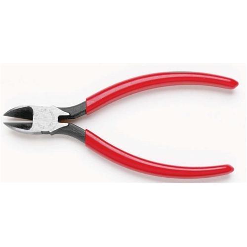 Proto® Ergonomics™ J206G Diagonal Cutter Plier With Grip, 13/16 in L x 3/4 in W x 7/16 in THK Thin Narrow Forged Alloy Steel Jaw, 6-1/16 in OAL, Flush Cut - Diagonal Cutting Pliers