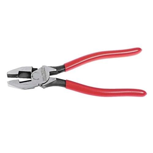 Proto® J268G Lineman's Plier, 1-1/2 in L x 1-3/16 in W x 5/8 in THK Diamond Serrated Carbon Steel Jaw, 8-5/8 in OAL - Diagonal Cutting Pliers