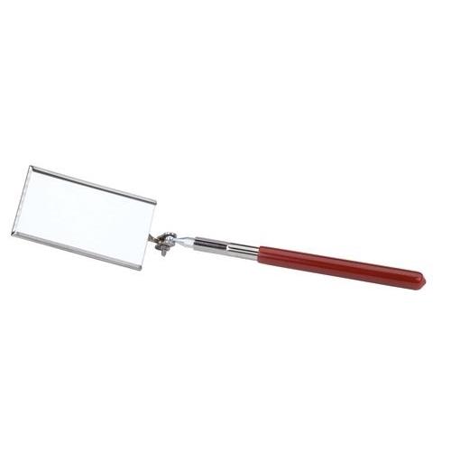 Proto® J2373 Inspection Mirror With Pocket Clip, 3-1/2 in L x 2-1/8 in W Mirror, Rectangular, 11-1/4 to 15-1/2 in L, Telescoping Handle - Inspection Mirrors