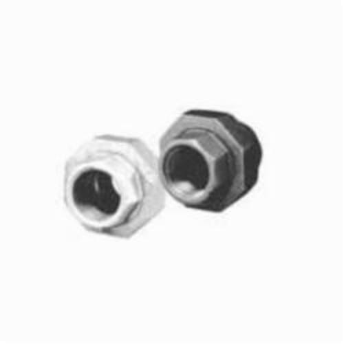 Matco-Norca™ MBUN03 Pipe Union, 1/2 in, Thread, 150 lb, Malleable Iron, Black, Import - Malleable Iron Pipe Fittings