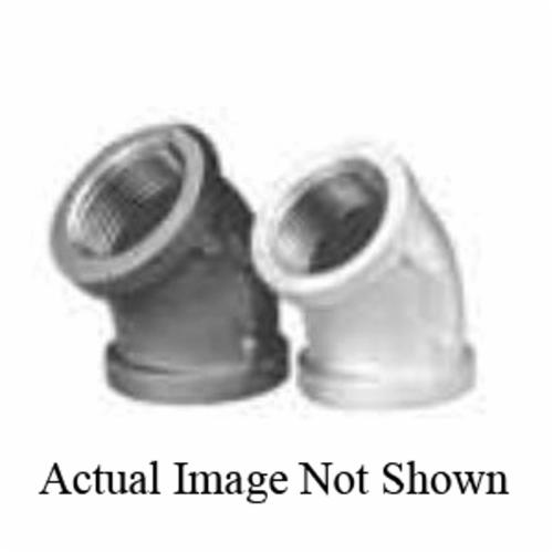 Matco-Norca™ ZMGL4503 45 deg Pipe Elbow, 1/2 in, Thread, 150 lb, Malleable Iron, Galvanized - Malleable Iron Pipe Fittings