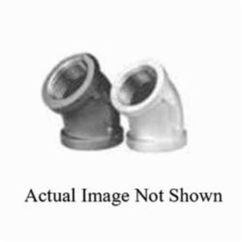 Matco-Norca™ MGL4505 45 deg Pipe Elbow, 1 in, Thread, 150 lb, Malleable Iron, Galvanized - Malleable Iron Pipe Fittings