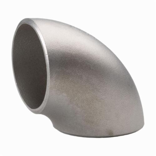 Merit Brass 04601-16 Short Radius 90 deg Pipe Elbow, 1 in, Butt Weld, SCH 40/STD, 316/316L Stainless Steel, Import - Stainless Steel Pipe Fittings