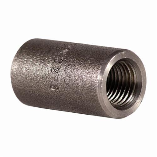 Merit Brass C3511-24 Full Coupling, 1-1/2 in, Threaded, 3000 lb, Carbon Steel, Import - Carbon Steel Forged Pipe Fittings