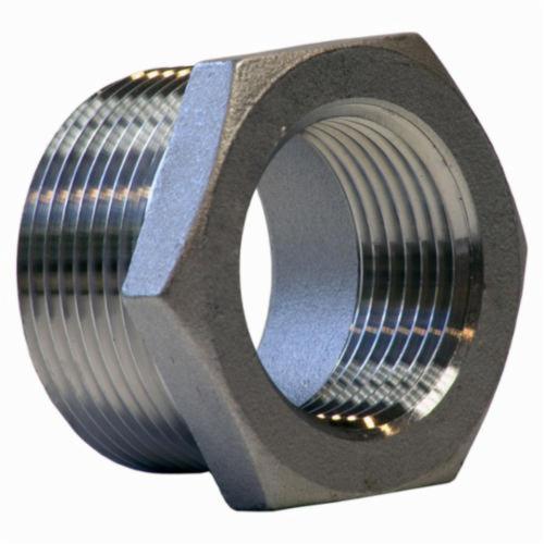 Matco-Norca™ SSF316BU0100 Pipe Bushing, 1/4 x 1/8 in, NPT, 150 lb, 316 Stainless Steel - Stainless Steel Pipe Fittings