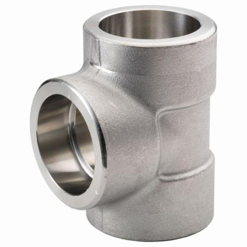 Merit Brass SW3606D-12 Pipe Tee, 3/4 in, Socket Weld, 3000 lb, 316/316L Stainless Steel, Import