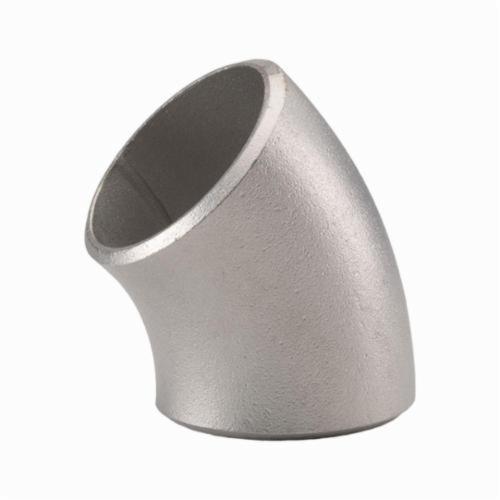 Merit Brass 01602-48 Long Radius 45 deg Pipe Elbow, 3 in, Butt Weld, SCH 10S, 316/316L Stainless Steel, Import