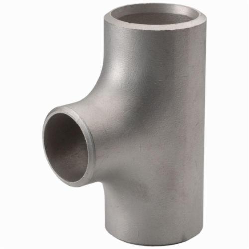 Merit Brass 01606-4832 Reducing Pipe Tee, 3 x 2 in, Butt Weld, SCH 10S, 316/316L Stainless Steel, Import - Stainless Steel Pipe Fittings