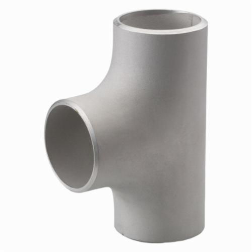 Merit Brass 01606-16 Straight Pipe Tee, 1 in, Butt Weld, SCH 10S, 316/316L Stainless Steel, Import