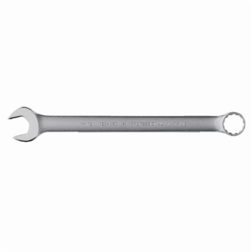 Proto® TorquePlus™ J1234ASD Anti-Slip Design Combination Wrench, Imperial, 1-1/16 in, 12 Points, 15 deg Offset, 15-1/4 in OAL, Alloy Steel, Satin, ASME B107.100